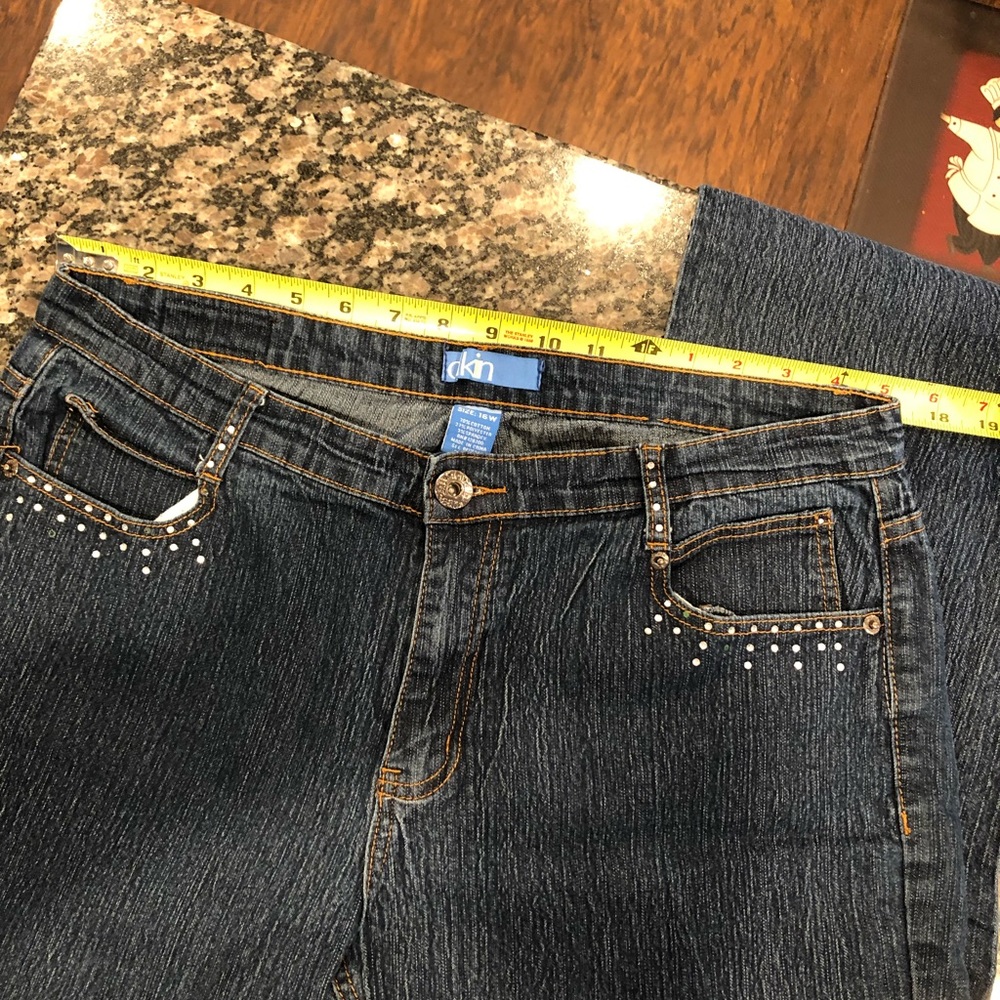 Dkin Rhinestone Jeans size 16 - Picture 15 of 16